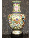 景泰藍花絲銀藍 12寸花瓶